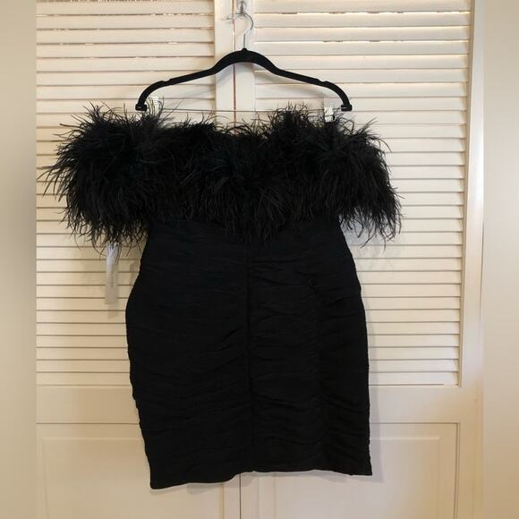 NWT Rachel Gilbert Zion Mini Dress Black US Size 10 - Picture 15 of 15